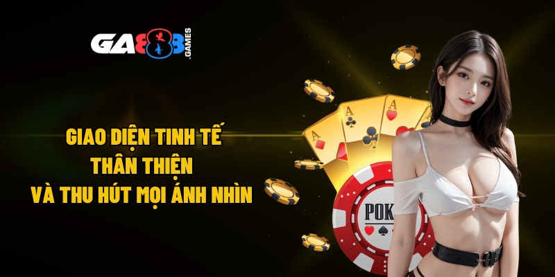 Giao diện tinh tế, thân thiện và thu hút mọi ánh nhìn