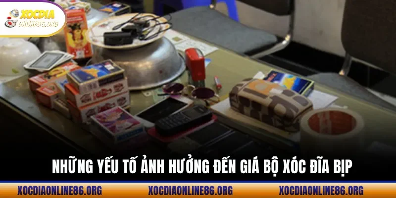Những yếu tố ảnh hưởng đến giá bộ xóc đĩa bịp